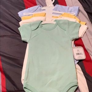 NWT 3-6 Month Infant Onesies.